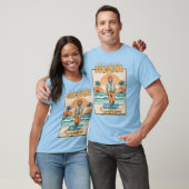 Elegant Tiger on the Beach T-shirt (Unisex)