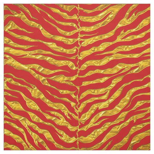 Elegant Tiger Print Fabric Stof (Swatch)