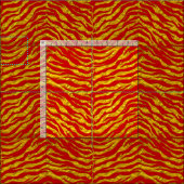Elegant Tiger Print Fabric Stof (Delen)