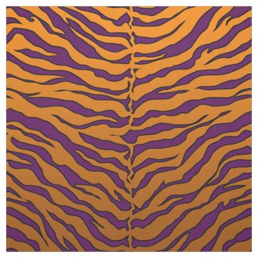Elegant Tiger Print Fabric Stof (Swatch)