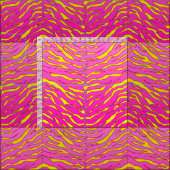 Elegant Tiger Print Fabric Stof (Delen)