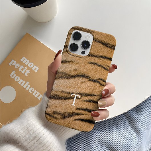 Elegant Tiger Stripe Bont Patroon - Chic Case-Mate iPhone Case