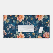 Elegant Tijdloos Bloemen Patroon ontwerp Bureaumat (Keyboard & Muis)