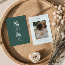 Elegant Tijdloos Schrift Foto Monogram Huwelijk