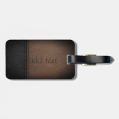 Elegant, tijger hoofd laat de look zien bagagelabel (Achterkant horizontaal)