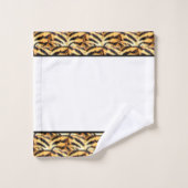 Elegant tijgermodelbadhanddoekset bad handdoek (Wasdoekje)
