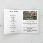 Elegant Timeless Photo Celebring Life Programme Programma (Binnen)