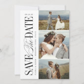 Elegant Timeless Typography 4 photo  Save The Date (Voorkant)