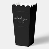 Elegant Timeless Wedding Thank You | Personalized  Bedankdoosjes (Achterkant)