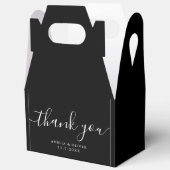 Elegant Timeless Wedding Thank You | Personalized  Bedankdoosjes (Open)