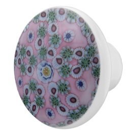 Elegant Tiny Flowers Victoriaans Pattern Keramische Knop