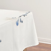 Elegant titmouse on white tafelkleed (Voorbeeld)