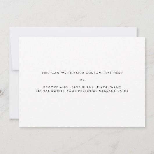 Elegant To my nephew on my wedding day card Kaart (Achterkant)