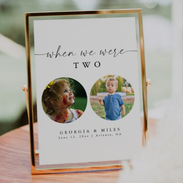 Elegant toen we waren leeftijd foto tafel nummer (Creator heeft geüpload)