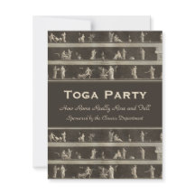Elegant Toga Party Beauful Classical Motif