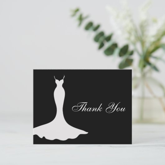 Elegant toga Vrijgezellenfeest Dank u Briefkaart (Staand voorkant)