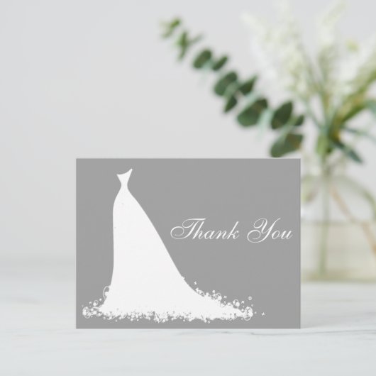 Elegant toga Vrijgezellenfeest Dank u Briefkaart (Staand voorkant)