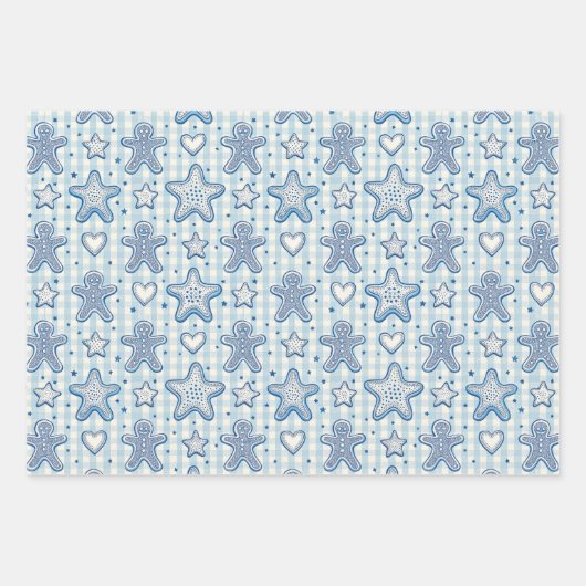 Elegant Toile Christmas Winter Holiday Pattern Inpakpapier Vel (Voorkant)