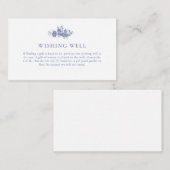 Elegant Toile Frans Wishing Well Enclosure Kaart (Voorkant / Achterkant)