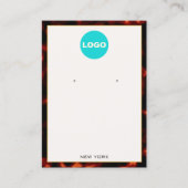 Elegant Tortoise Shell voegt Logo toe die verdient Visitekaartje (Voorkant)