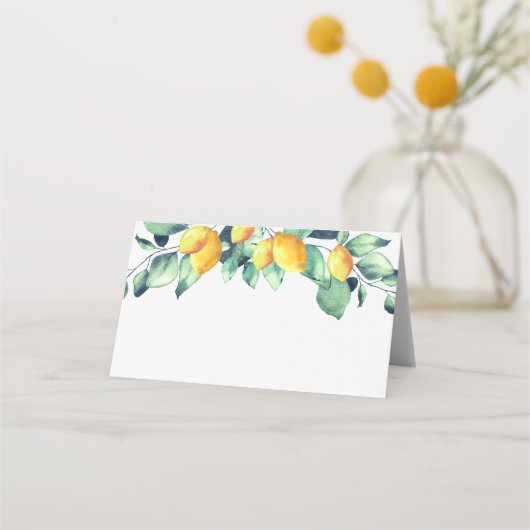 Elegant Toscana Wedding Weiss Grün Plaatskaartje (Achterkant)