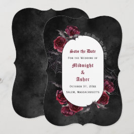 Elegant tot de dood ons deel Rozen sparen de datum Save The Date