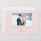 Elegant Touch Editable Color Save the Date Kaart (Achterkant)