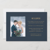 Elegant Touch Wedding Announement Bedankkaart (Achterkant)