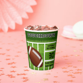 Elegant Touchdown Football Baby shower Papieren Bekers