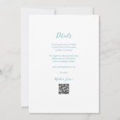 Elegant Traditional Chinese Wedding Invite Kaart (Achterkant)