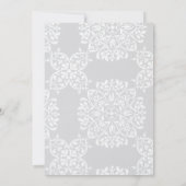 Elegant Traditional Photo Dinner Rehearsal Kaart (Achterkant)