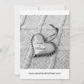 Elegant Traditional Photo Wedding Save the Date Kaart (Achterkant)