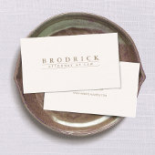 Elegant Traditioneel Ivory Professional Visitekaartje