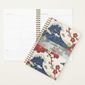 Elegant traditioneel Japans kimono patroon Planner (Display)