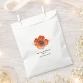 Elegant Traditions Waterverf Floral Wedding Bedankzakje (Geknipt)