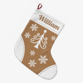 Elegant Tree-kerststop Grote Kerstsok (Voorkant (Hangend))