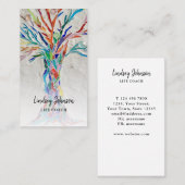 Elegant Tree Life Coach Visitekaartje (Voorkant / Achterkant)