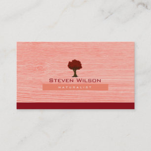 Elegant Tree Red Natuur Wood Garden Landscape Visitekaartje