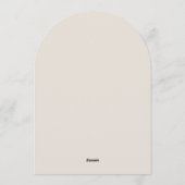 Elegant Tree Reindeer Christmas Corporate Party Kaart (Achterkant)