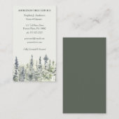 Elegant Tree Service Arborist Trimmen Visitekaartje (Voorkant / Achterkant)