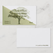 Elegant Tree Visitekaartje (Voorkant / Achterkant)