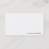 Elegant Tree Visitekaartje (Achterkant)