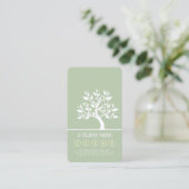 Elegant Tree Yoga Instructor Class Pass Loyalty (Staand voorkant)