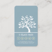 Elegant Tree Yoga Instructor Class Pass Loyalty (Voorkant)