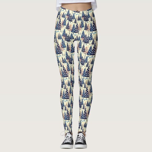 Elegant Trees Leggings (Voorkant)
