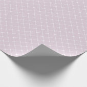 Elegant Trellis Pattern | Lavender Cadeaupapier (Hoek)