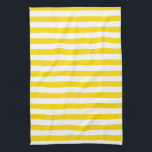 Elegant Trend Colors Yellow White Stripes Sjabloon Theedoek<br><div class="desc">Elegant Trend Colors Yellow White Stripes Sjabloon Modern Decorative Kitchen Towel.</div>