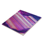 Elegant Trendy Amethyst Paars kwarts Tegeltje (Zijkant)