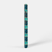 Elegant Trendy Blauwgroen Samsung Galaxy Hoesje (Rechterkant)