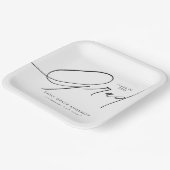 Elegant Trendy Calligraphy Script Afstuderen Papieren Bordje (Gebogen)